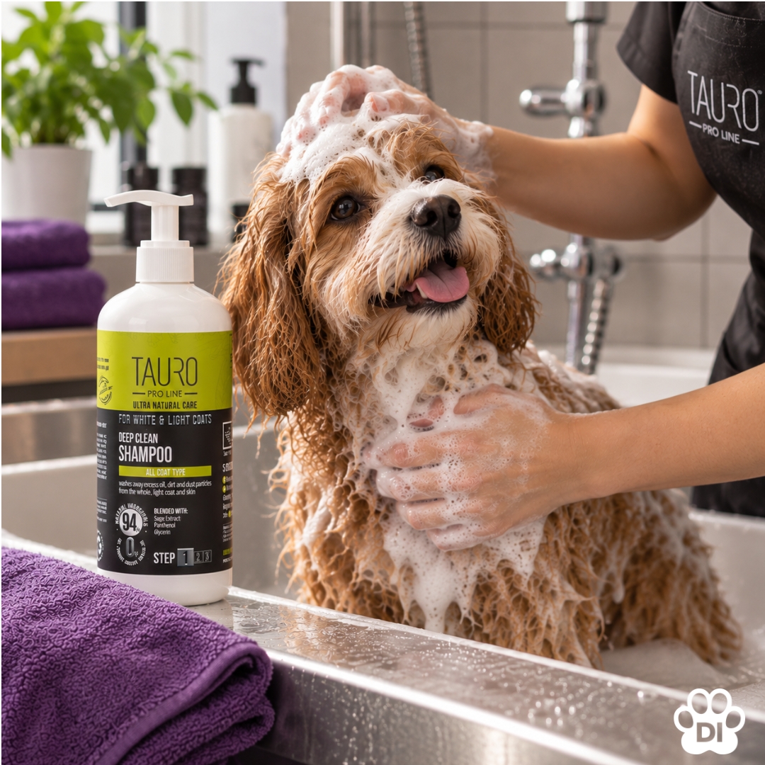 Ultra Natural Care For White & Light Coat Deep Clean šampūnas šunų ir kačių kailiui ir odai